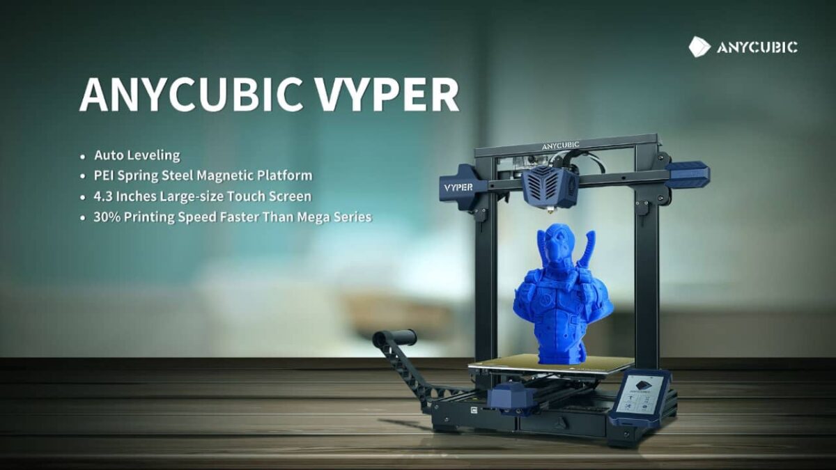 Anycubic Vyper : nouvelle imprimante 3D FDM à nivellement automatique