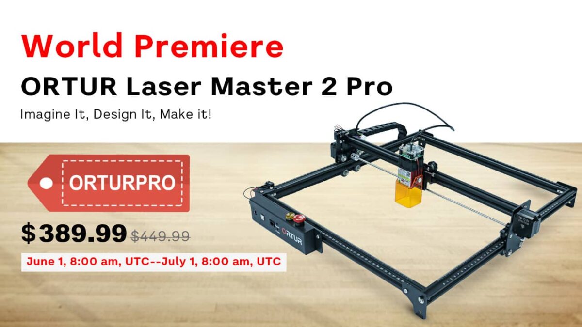 Code promo Ortur Laser Master 2 Pro : graveur laser à 327 euros
