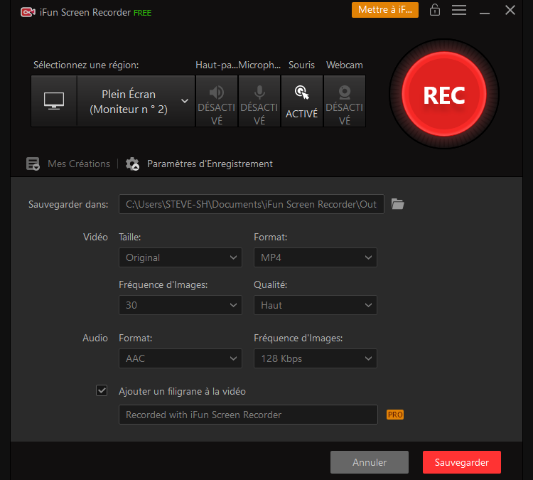 Comment utiliser iFun Screen Recorder pour enregistrer une vidéo d