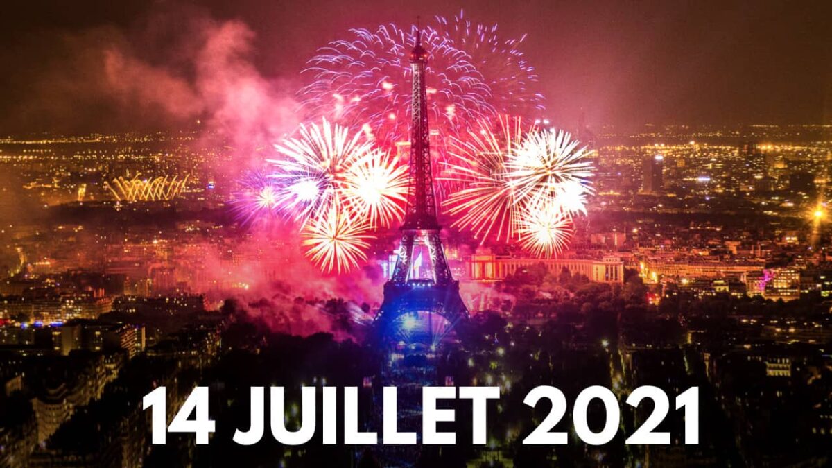 Lecture vidéo : Feu d’artifice à la Tour Eiffel à Paris, le 14 juillet 2021