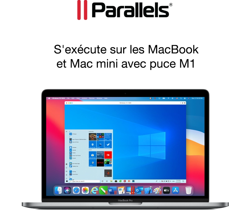 Parallels Desktop : Utiliser Windows sur Mac