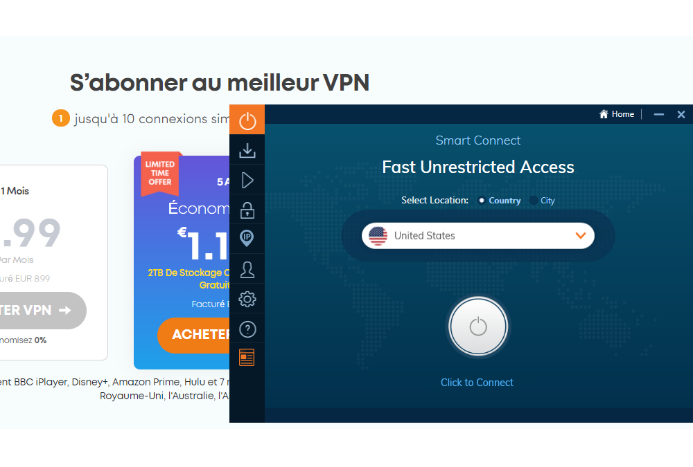 VPN pour moins de 1$/mois avec Ivacy VPN (-87% de réduction, extra -20% de réduction)