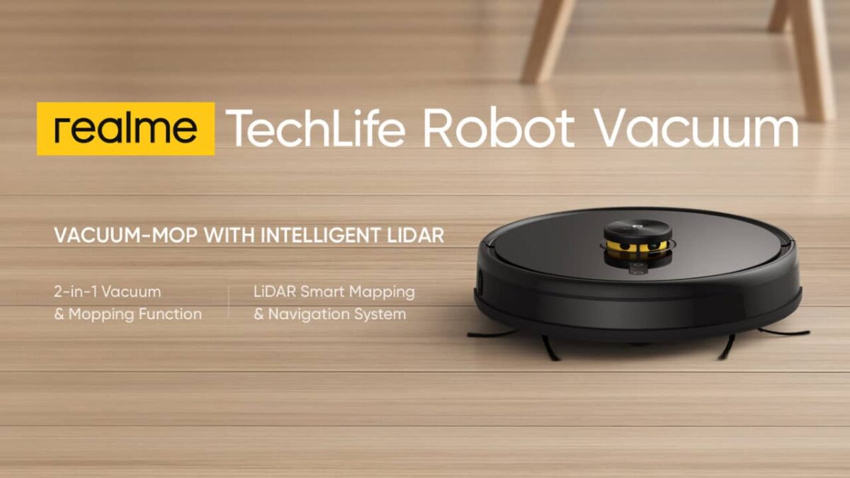 Vente Realme TechLife : 284 € de réduction sur l’aspirateur robot