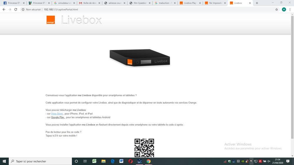 C'est quoi l'interface de la Livebox