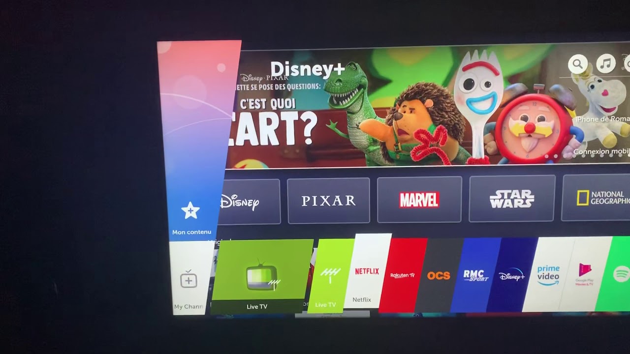 Comment avoir Disney Plus sur sa télé