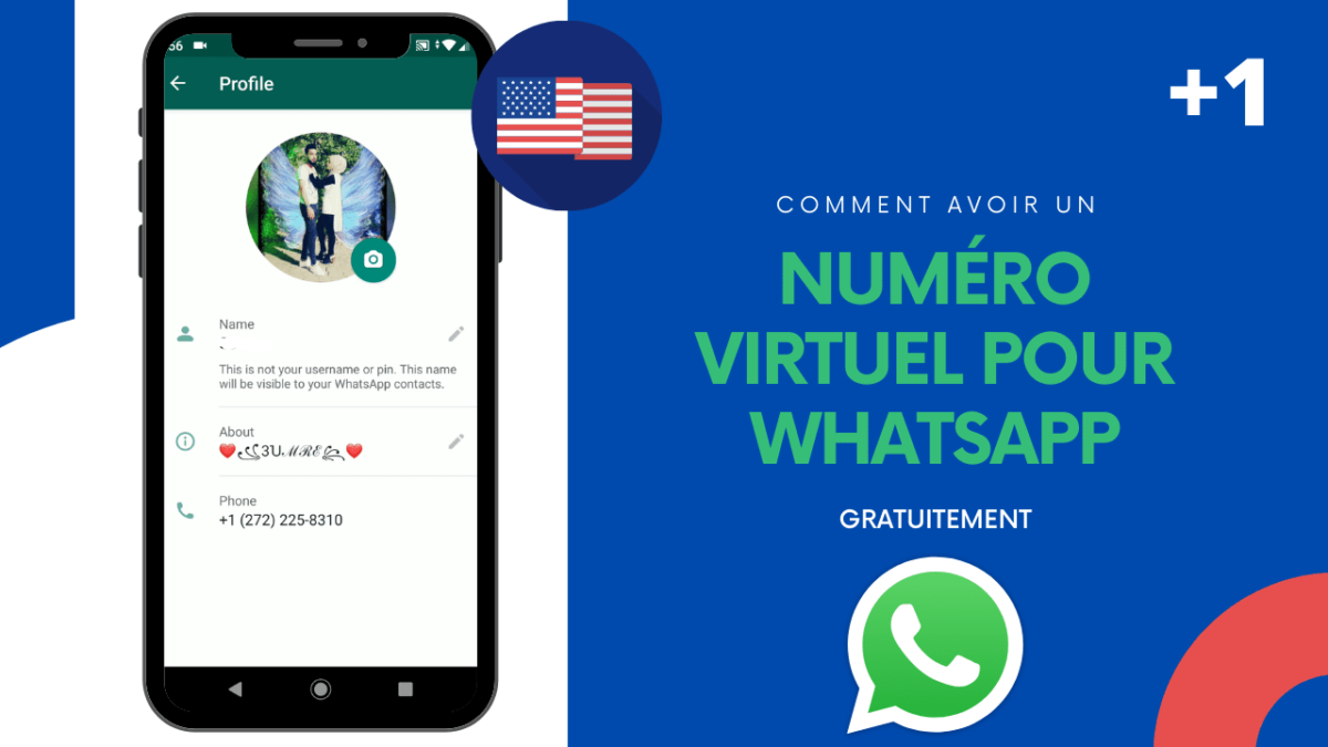 Comment avoir un numéro virtuel pour WhatsApp gratuit ?