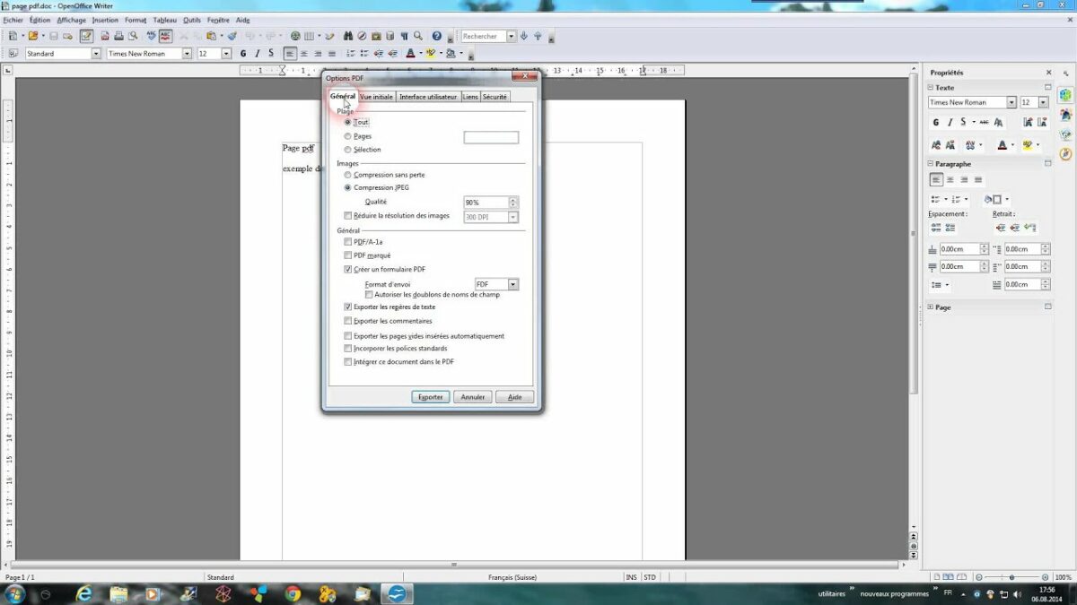 Comment convertir un fichier ODT en PDF avec LibreOffice ?