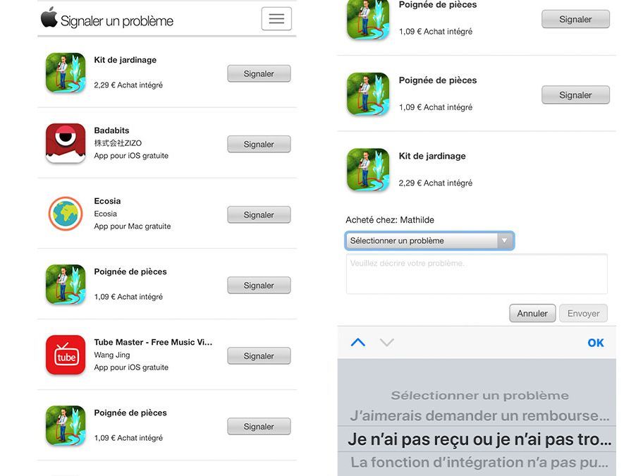 Comment demander remboursement Apple Store