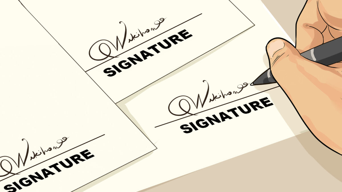 Comment faire pour changer sa signature ?