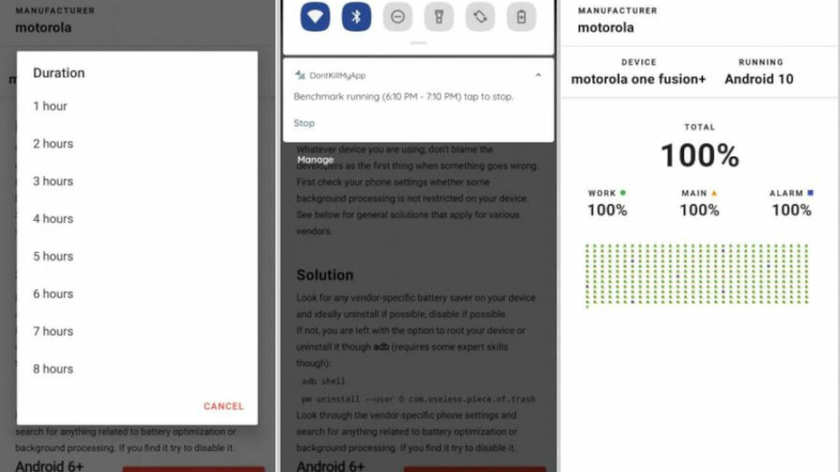 Comment garder une application en Arrièreplan