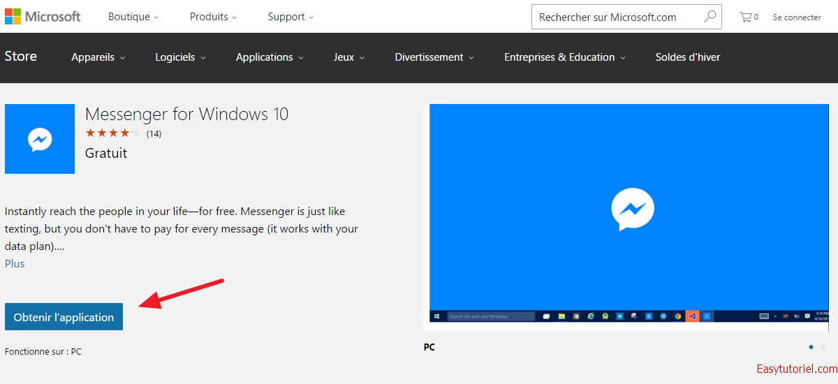 Comment installer Messenger sur Windows ?