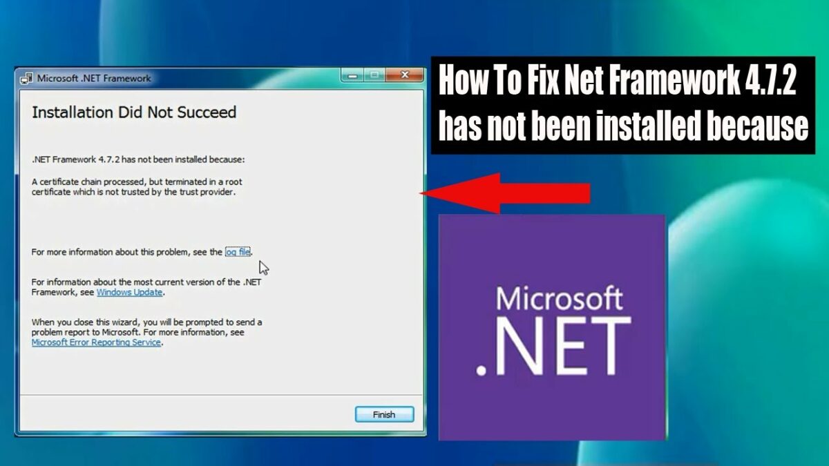 Comment installer NET Framework 47 2 ?
