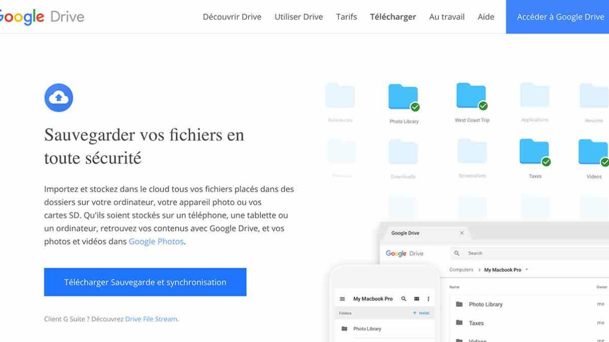 Comment installer Sauvegarde et synchronisation Google Drive ?