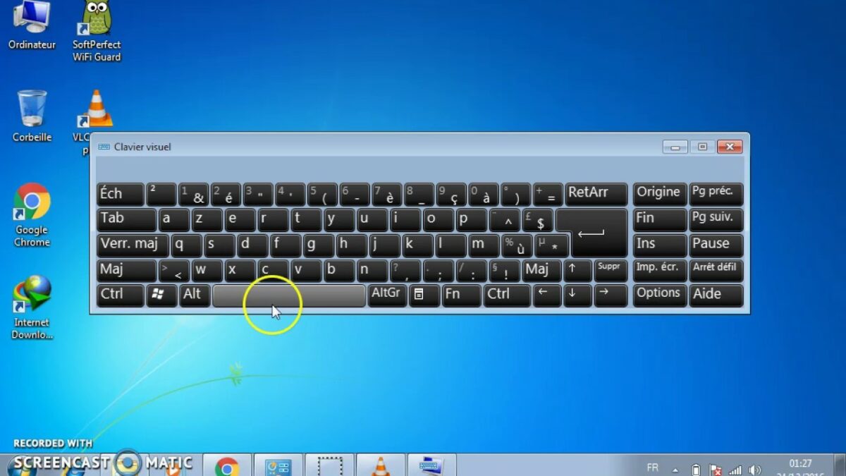 Comment ouvrir Windows avec le clavier ?