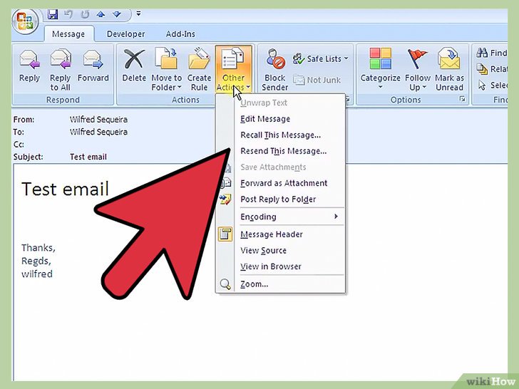 Comment rappeler un mail sur Outlook Mobile ?