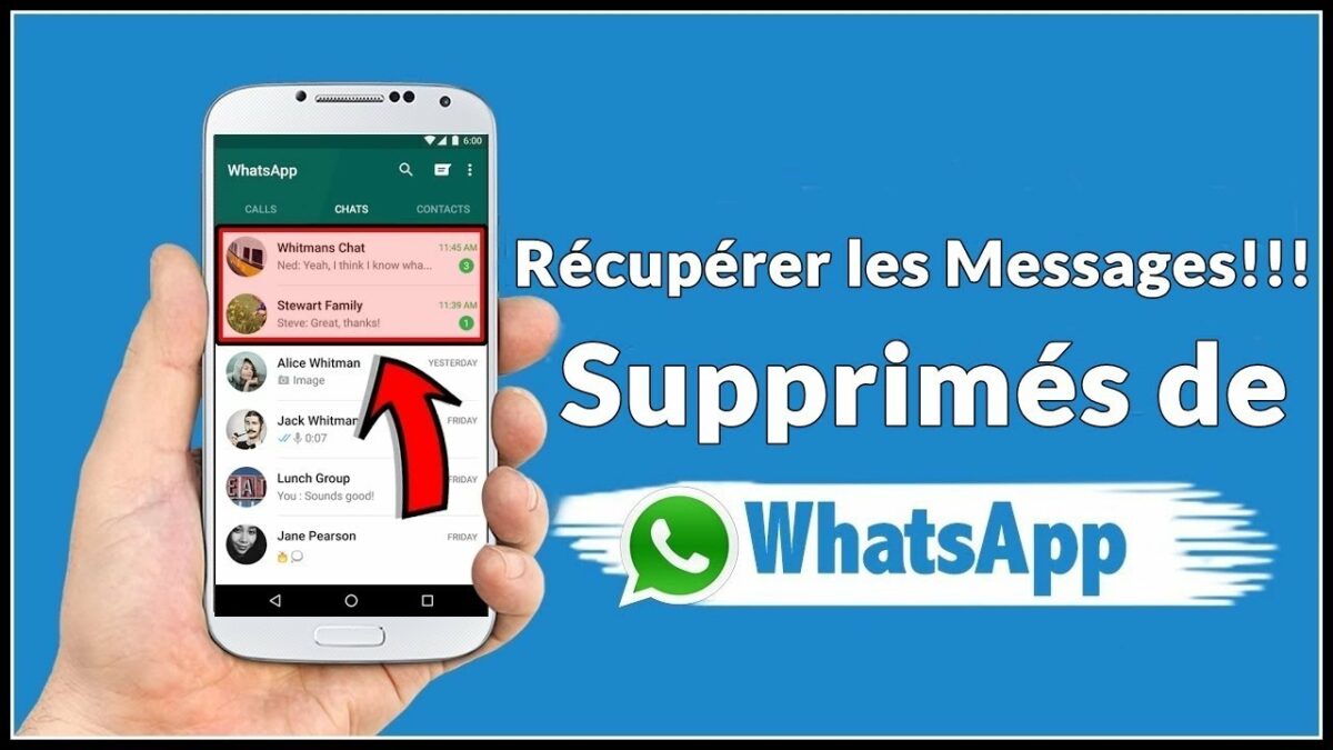 Comment recuperer WhatsApp ?