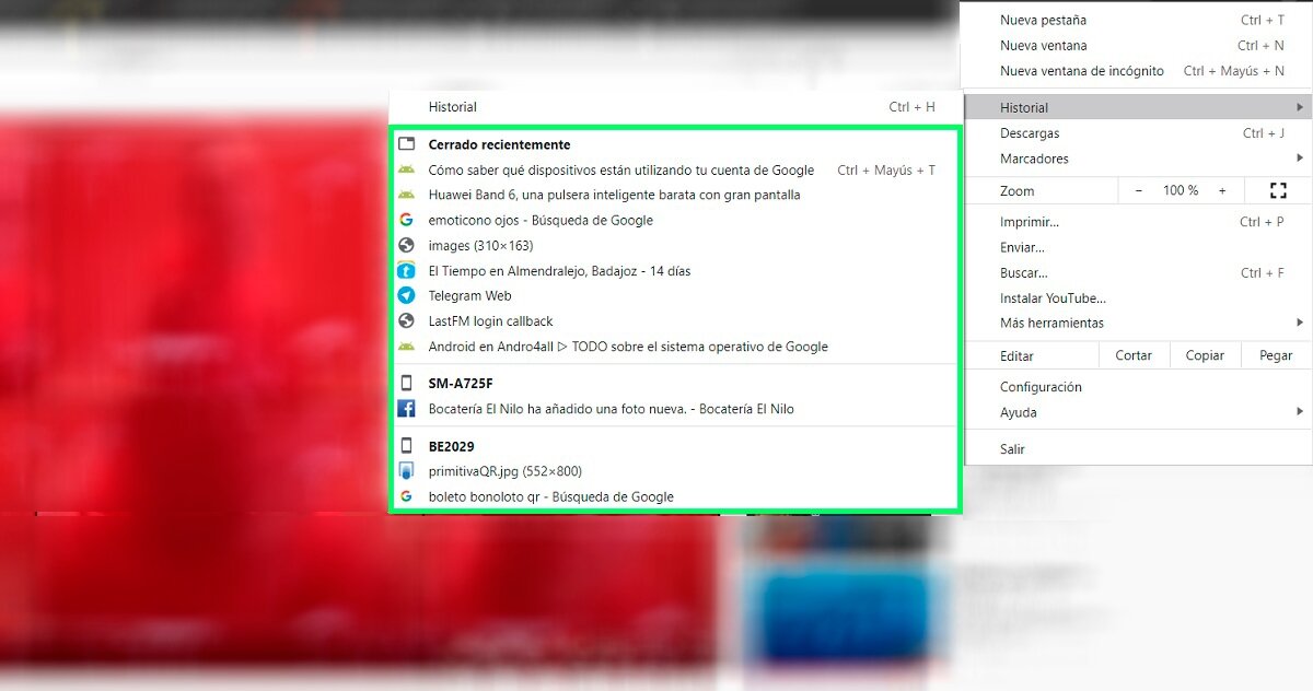 Comment supprimer les onglets récents sur Google Chrome