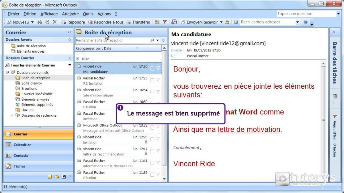 Comment supprimer une adresse mail enregistrée sur Outlook ?
