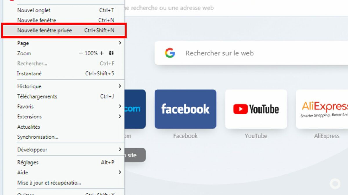 Comment voir historique navigation privée Google ?