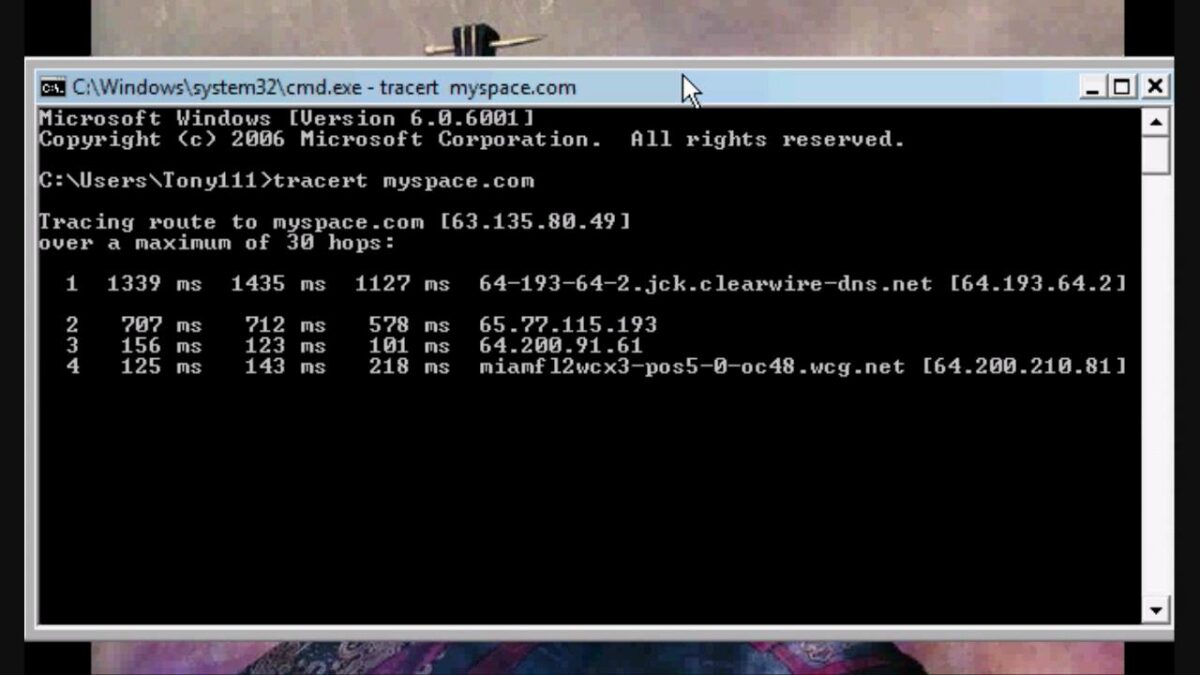 How Flash IP address using cmd?