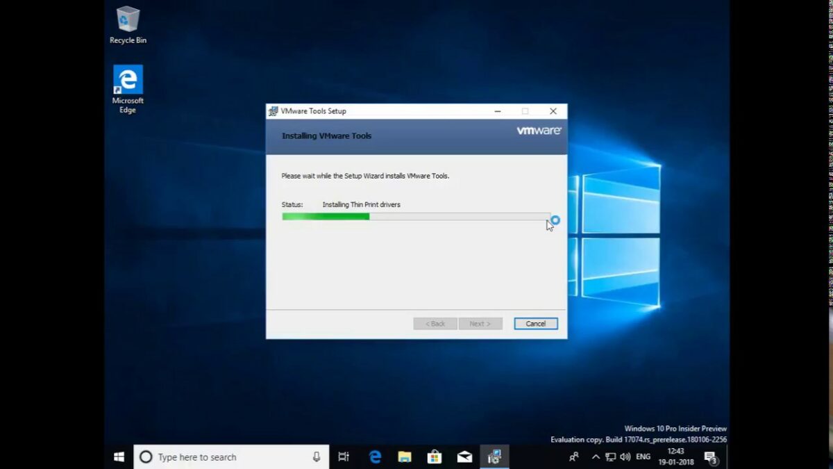 How do I install VMware player on Windows 10?