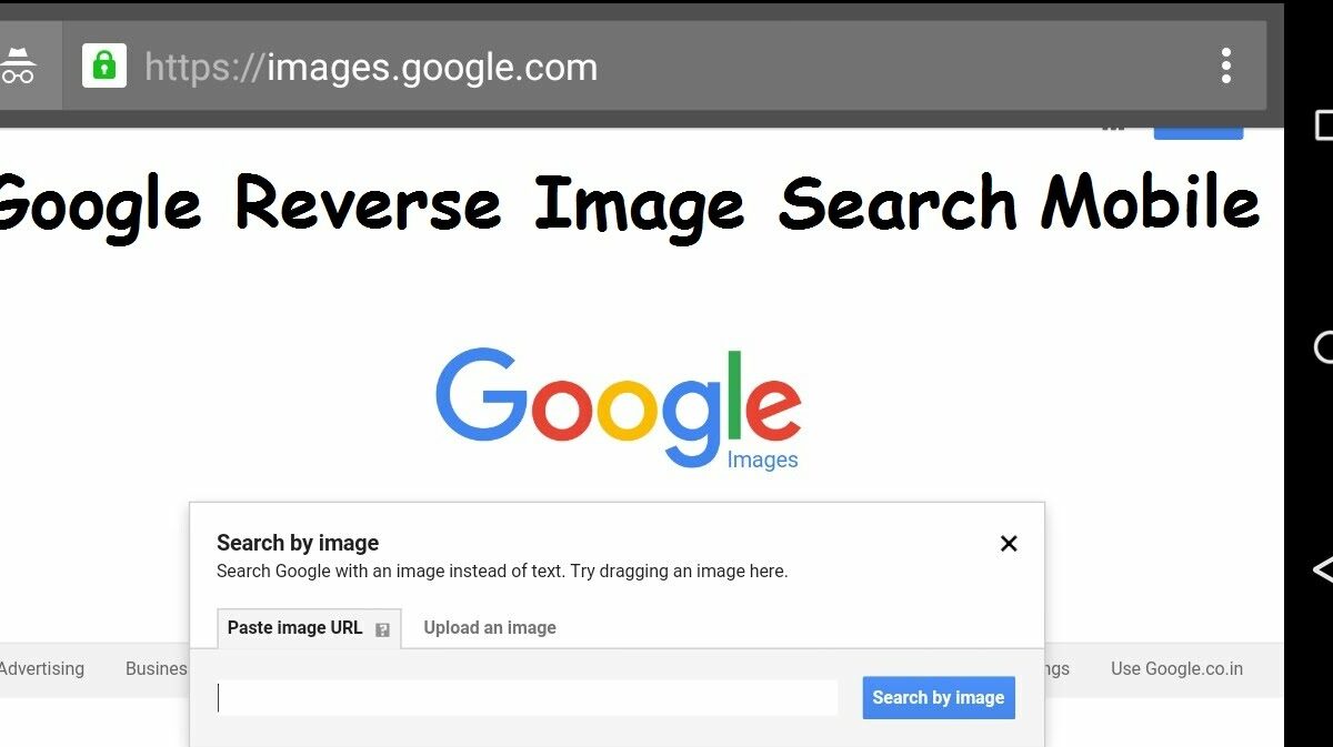 How do I search by image on mobile?