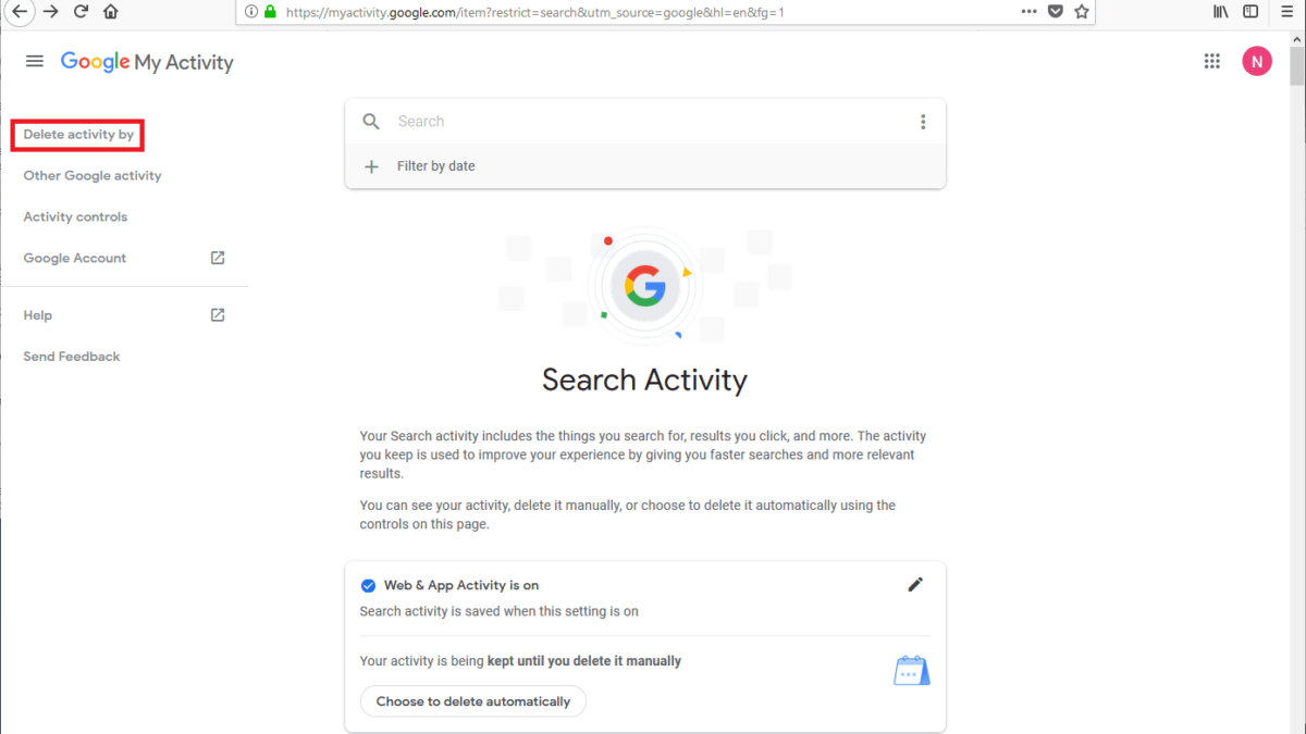 Où se trouve l’historique des recherches sur Google ?