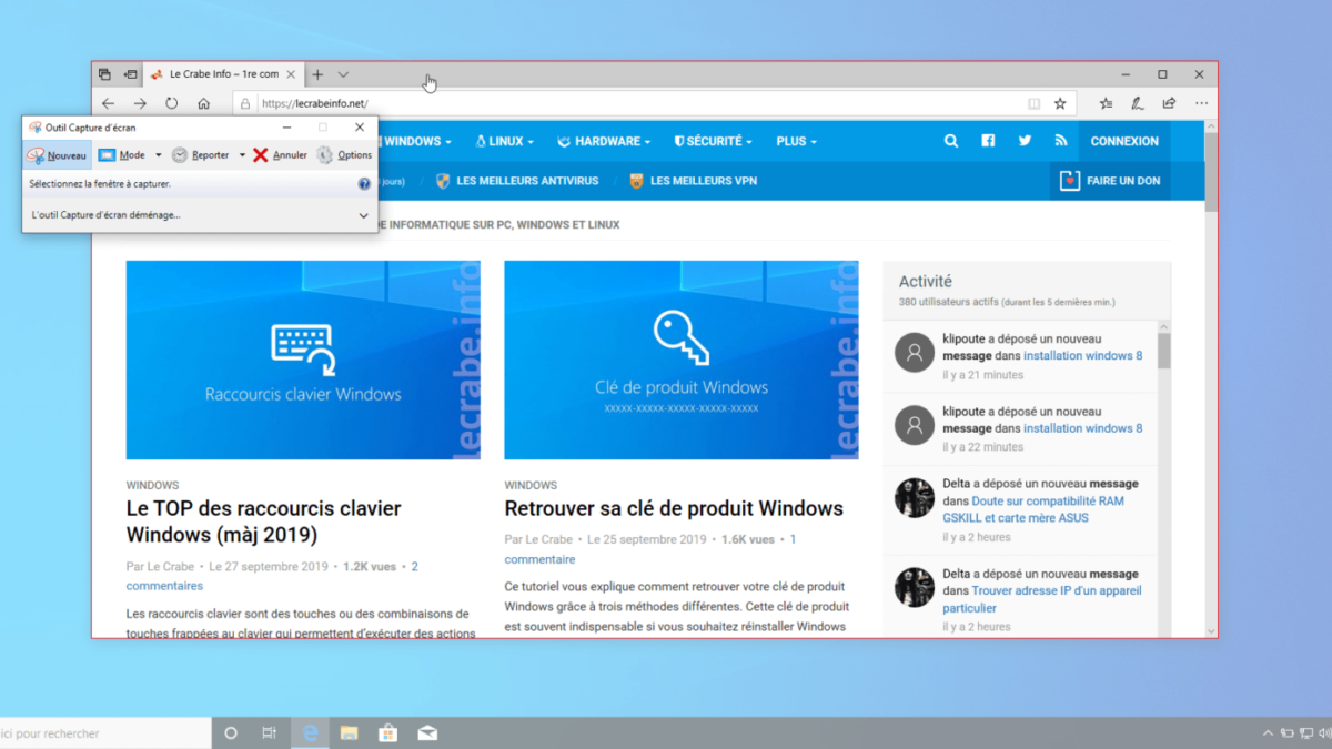 Où sont enregistrés les captures d