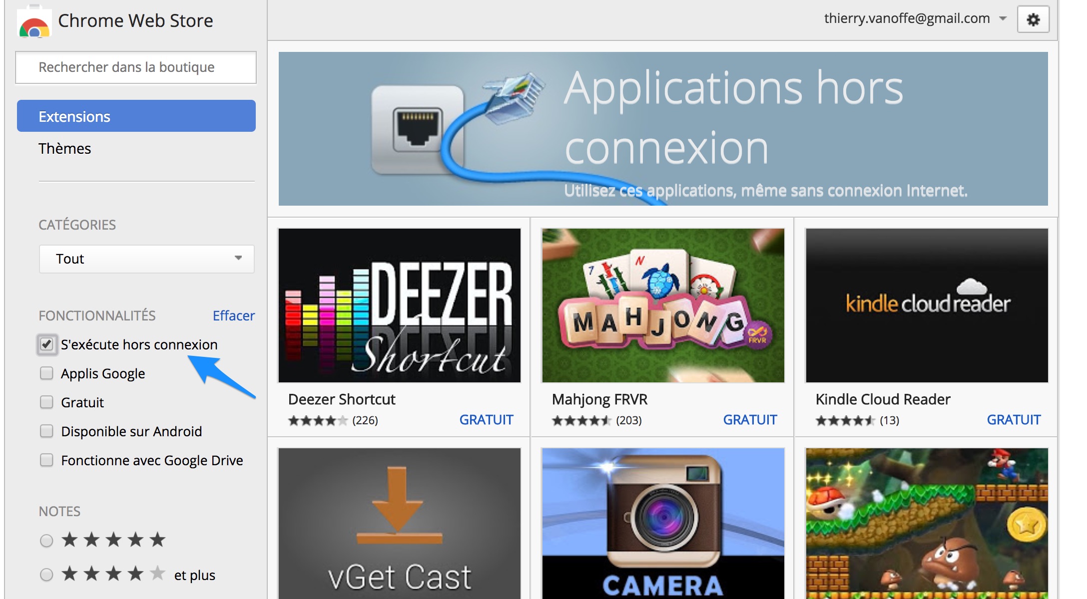 Où trouver les extensions de Chrome