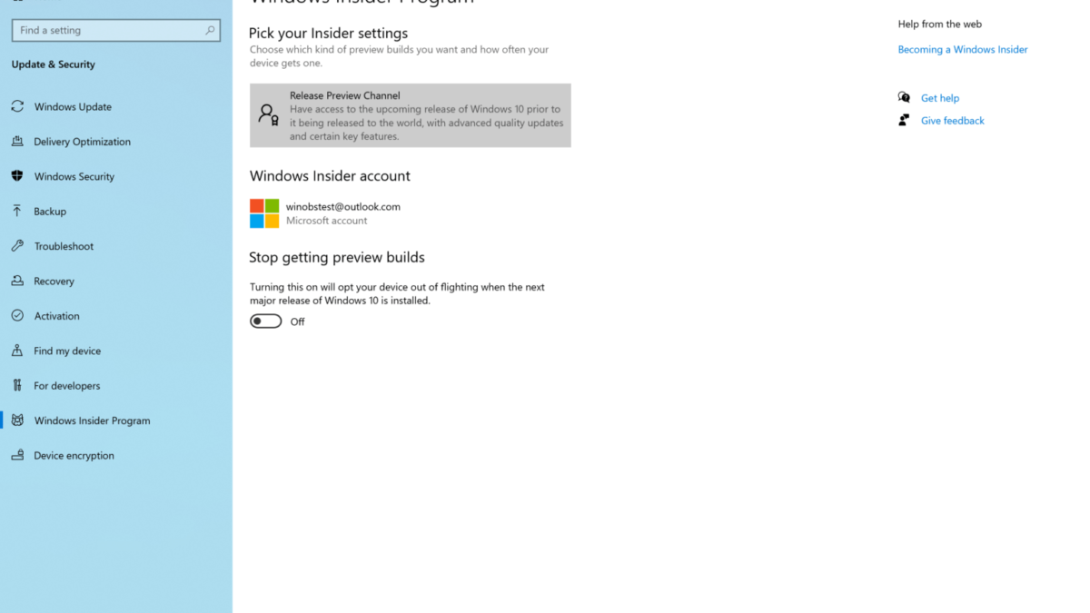 What are Windows Insider previews?