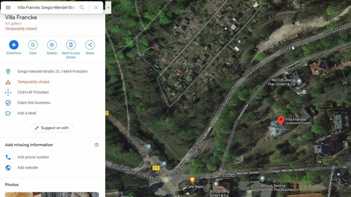 When was Google Maps 2021 updated?