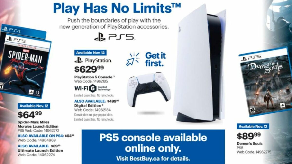 Where can I buy PS5 online in Canada?
