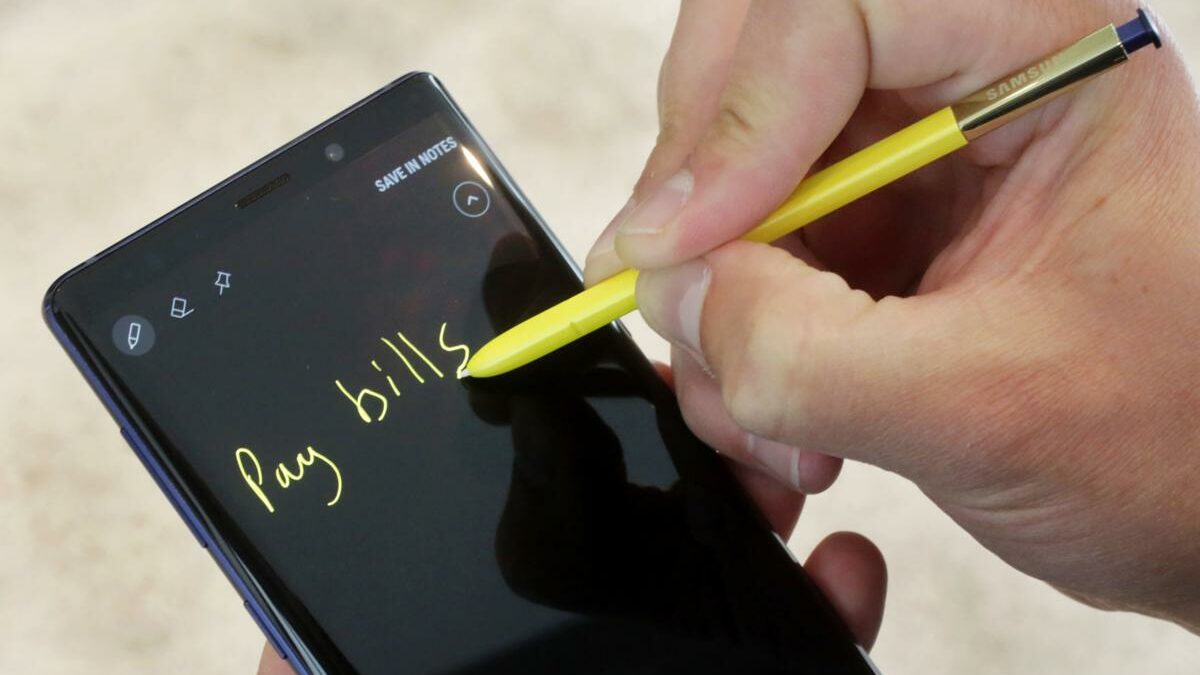 Will a Galaxy Note 10 stylus work on with a Galaxy Note 9?